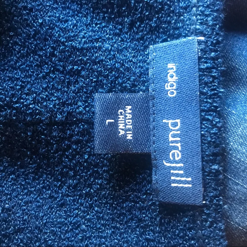 Pure Jill Indigo Blue Sweater - L